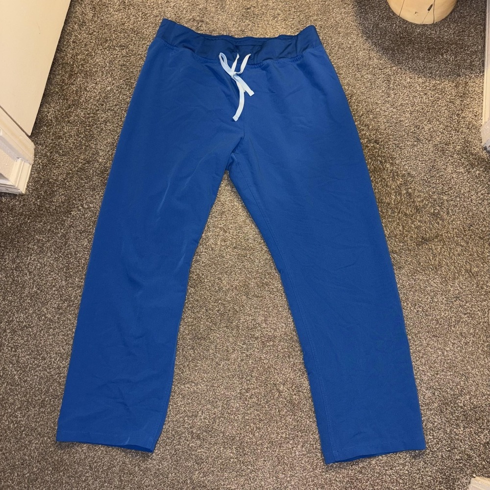 Figs Technical Women's 2XL Royal Blue Livingston Scrub Straight Leg Pant